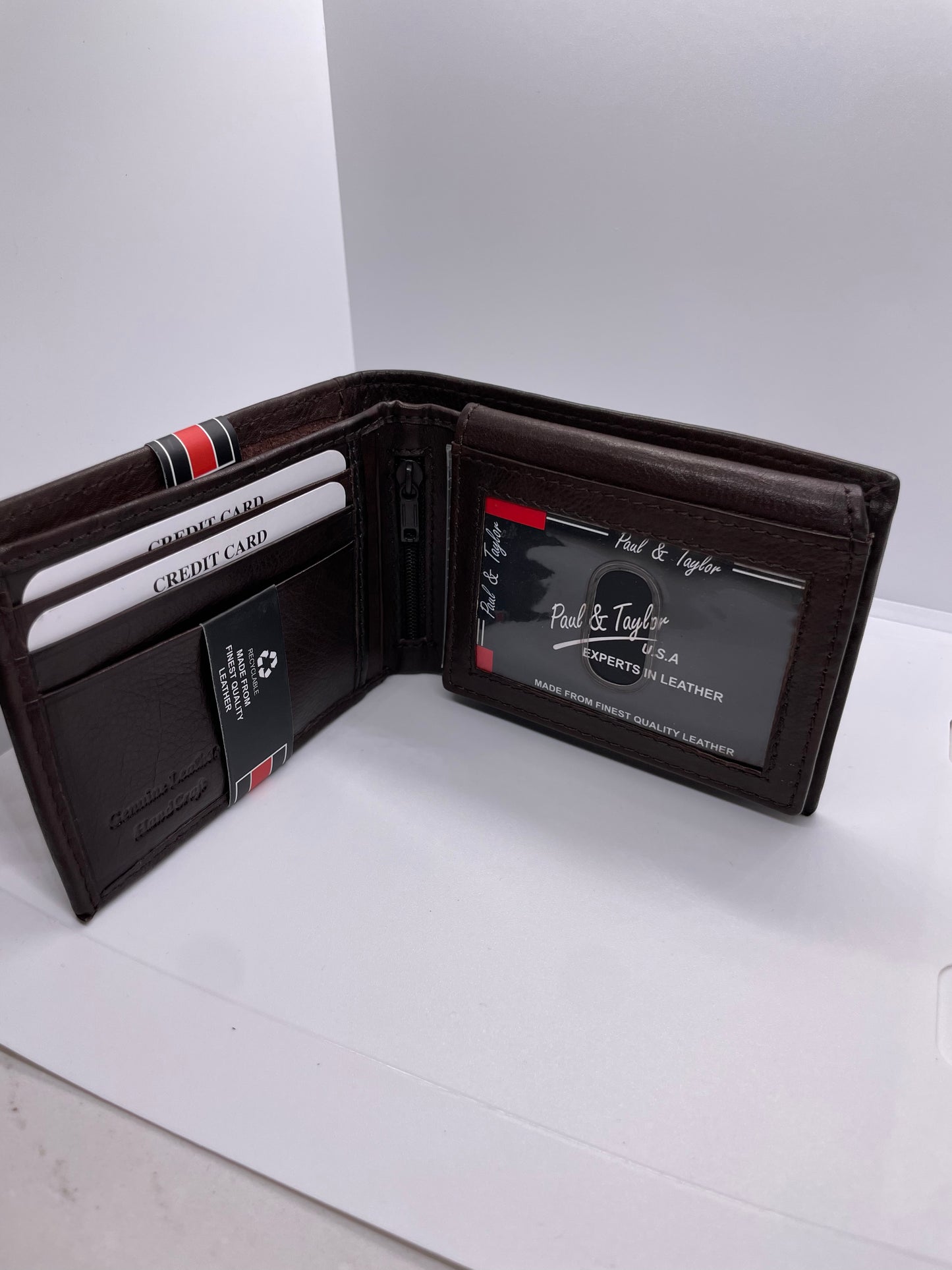 Paul & Taylor bi-fold men’s wallets